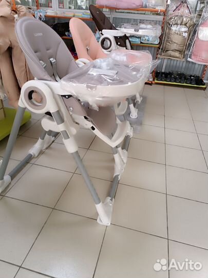 Стульчик для кормления luxmom экокожа