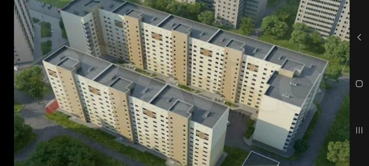 2-к. квартира, 57,2 м², 4/10 эт.