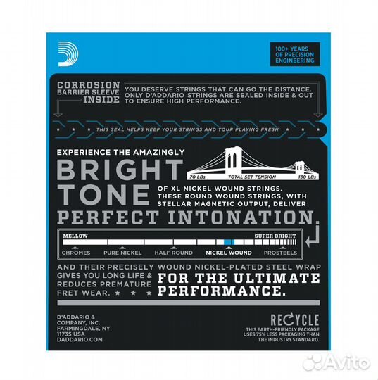 Струны для электрогитары