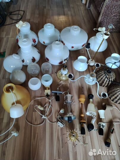 Плафон СССР, запчасти для люстр СССР