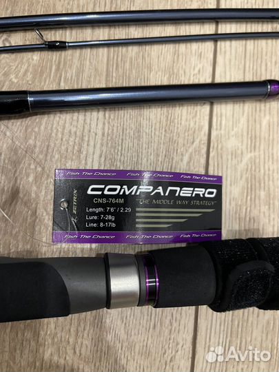 Спиннинг zetrix companero CNS-764M 7-28g