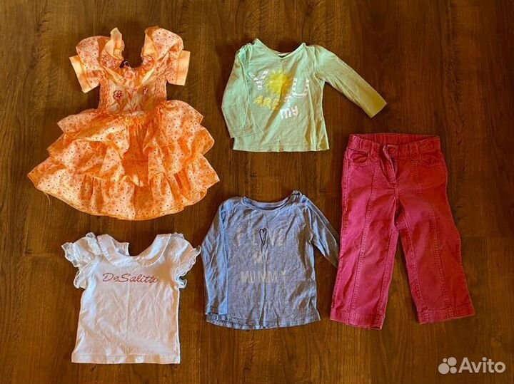 Одежда пакетом для девочки 68 74