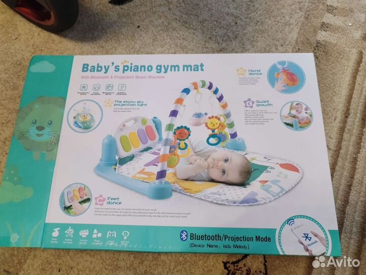 Развивающий коврик с пианино