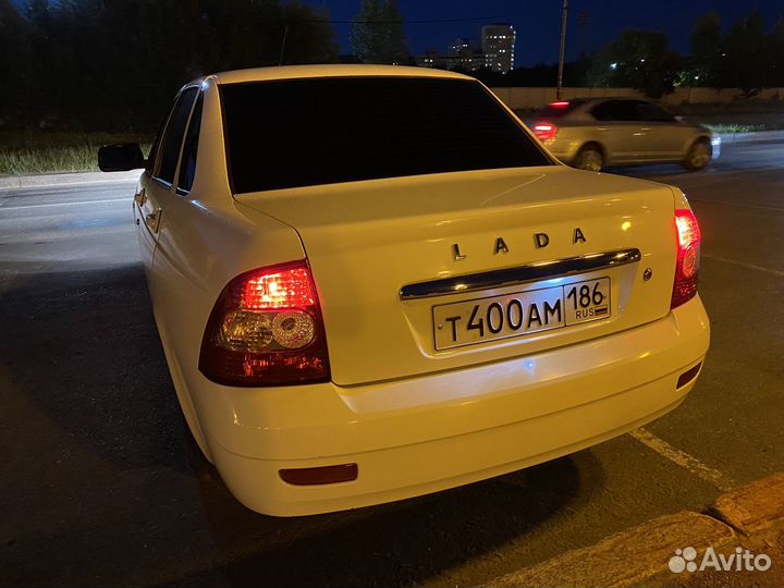 Задний бампер Лада Приора 1 (Белое облако)