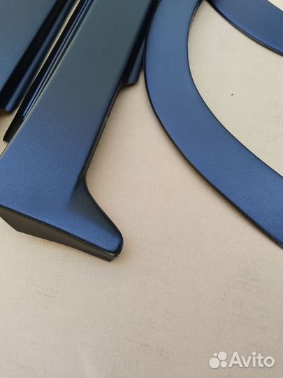 Накладки на пороги и арки (обвес) шевроле ланос