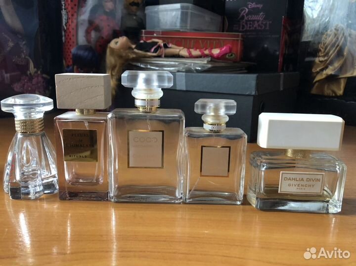 Пустые флаконы от духов