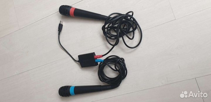 Микрофоны от PlayStation-3 с диском SingStar