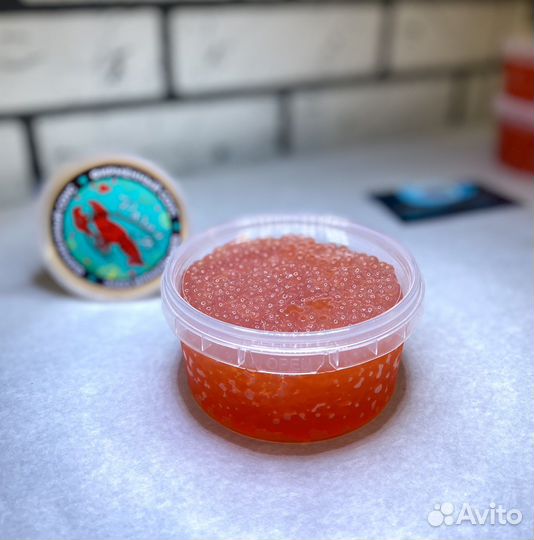 Икра красная форели люкс качества. Доставка