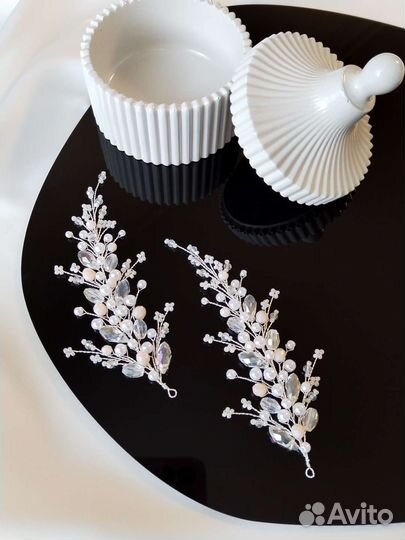 Свадебная веточка для волос