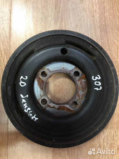 Пежо 307 шкив коленвала