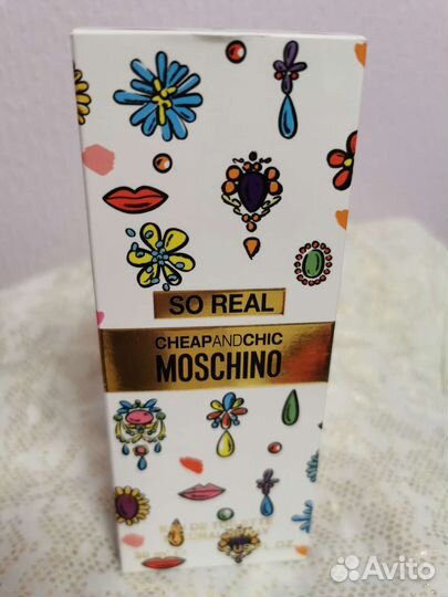 Туалетная вода Moschino So real cheap and chic