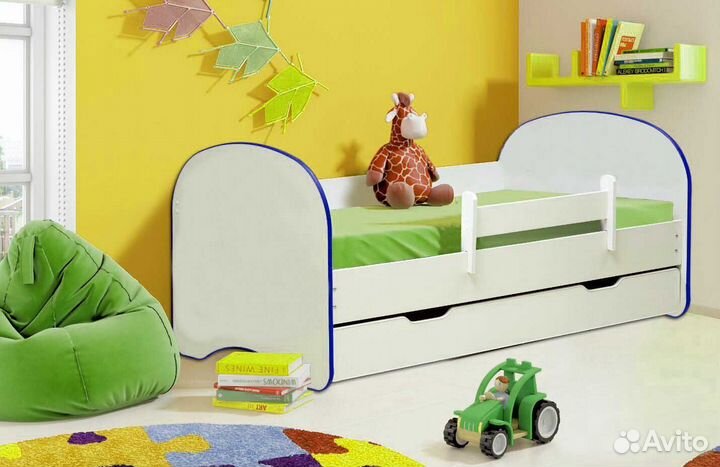 Радуга из ламинированного дсп цвет с бортом детска