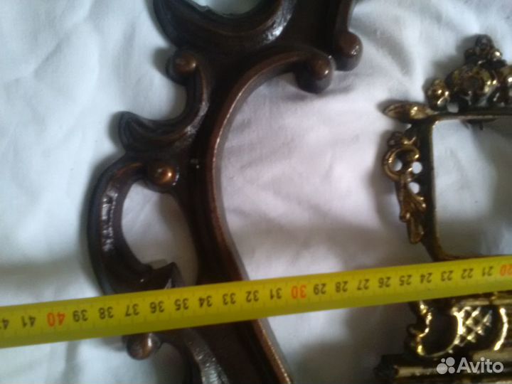 Рамка для фото СССР винтаж бронза карболит