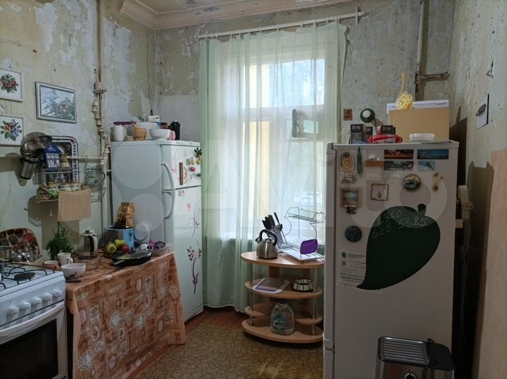 Комната 13 м² в 3-к., 2/4 эт.