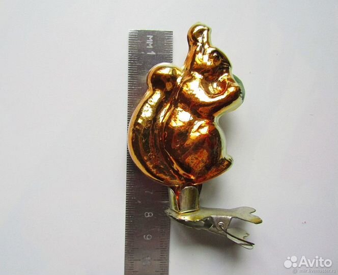 Ёлочная игрушка СССР Белочка из сказки Пушкина