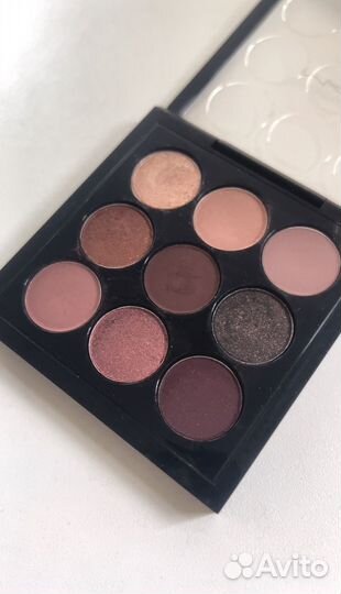 Палетка теней MAC EYE shadow burgundy times nine