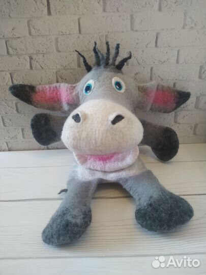 Перчаточная кукла Бибабо Ослик