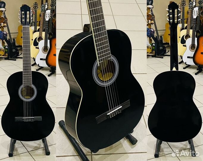 Гитара классическая новая veston C-45A BK