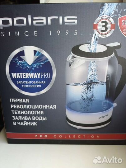 Чайник новый электрический Polaris