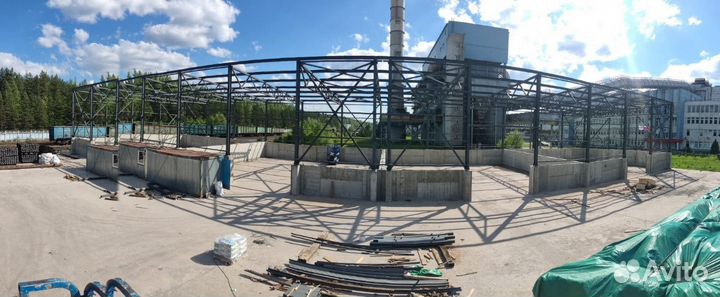 Каркас металлического ангара 60*24*7,5