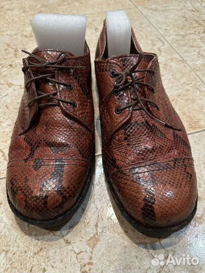 Туфли мужские из кожи питона размер 46-47