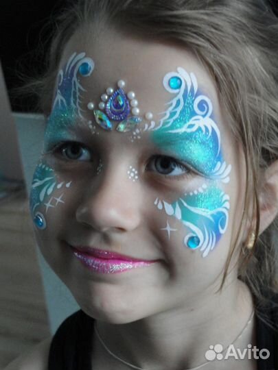 Аквагрим, рисунки хной, блеск-тату, мехенди