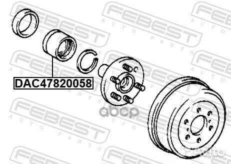 DAC47820058 подшипник ступицы задней Toyota Re