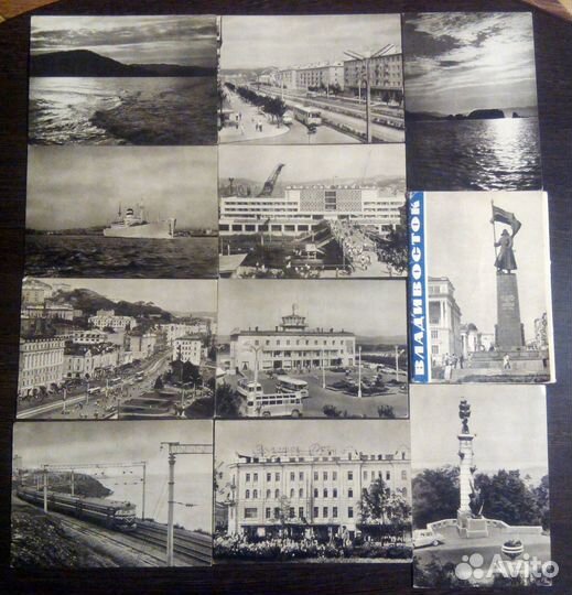 Комплект открыток СССР Владивосток 1957-1966 гг