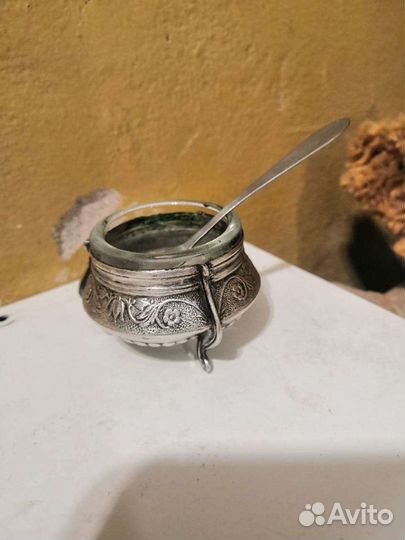 Солонка мельхиор Юммет