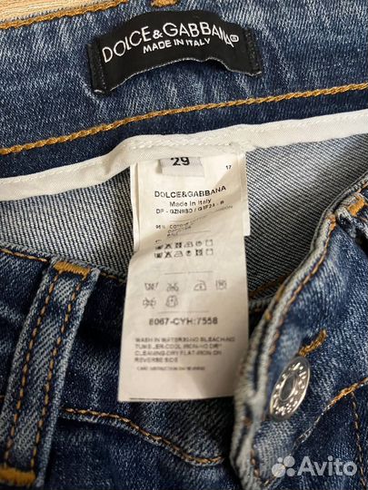 Dolce gabbana джинсы оригинал