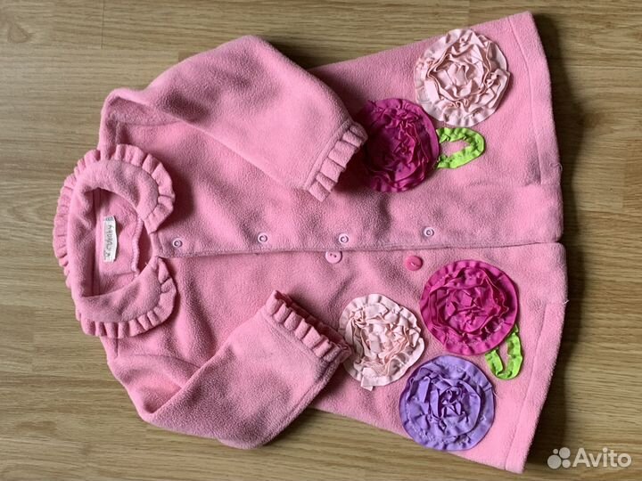 Пальто для девочки 92-98