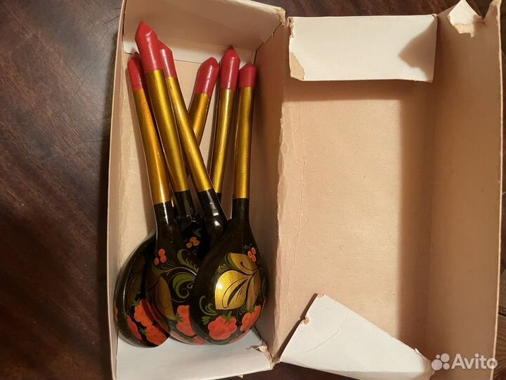 Деревянные ложки хохлома