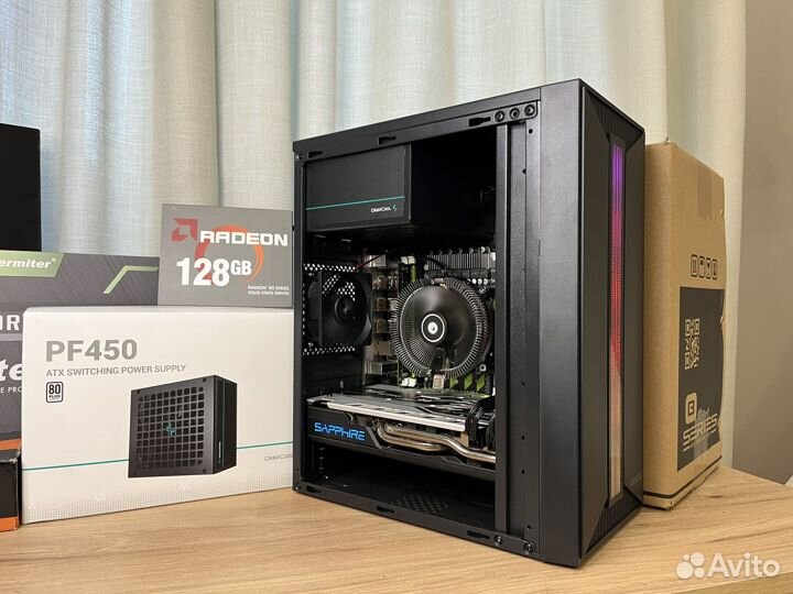 Игровой пк intel 10 ядер + rx 570 8gb 16 gb озу