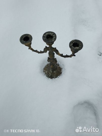 Бронзовые подсвечники