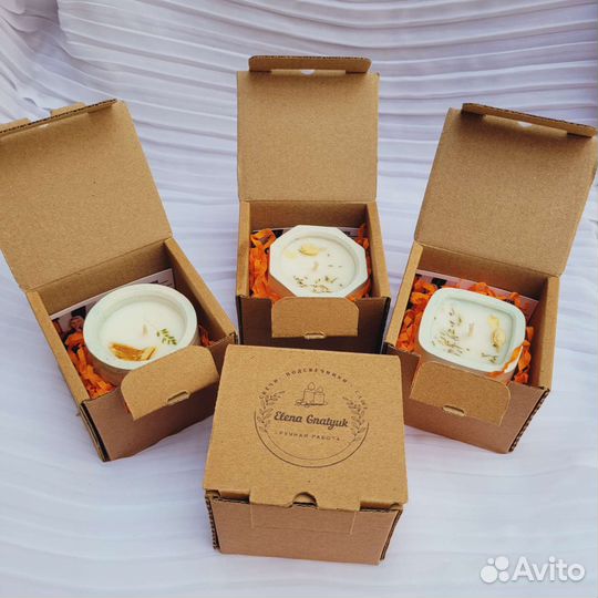 Свечи из натурального воска