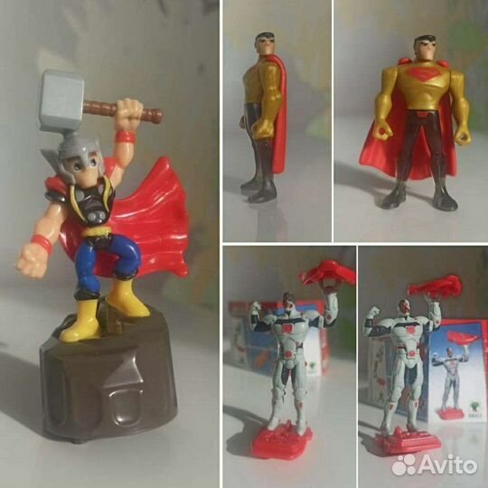 Киндер игрушки Супер герои семейка Ben 10 машины