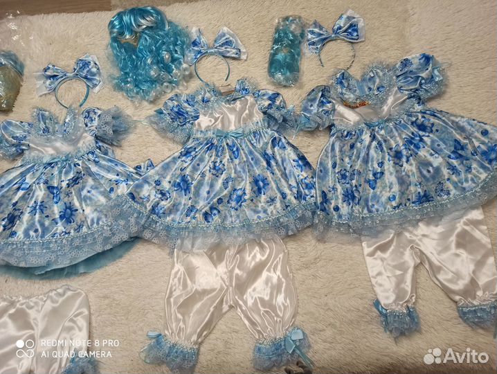 Костюм пиратки/Мальвина/красная шапочка/кукла