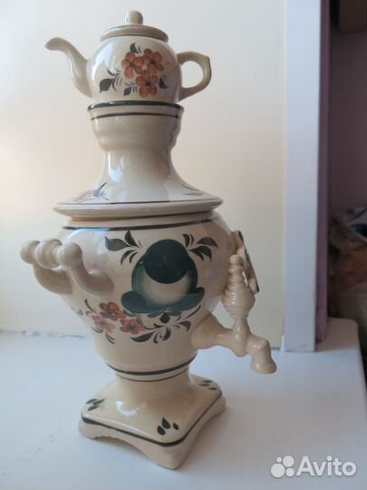 Самовар керамический