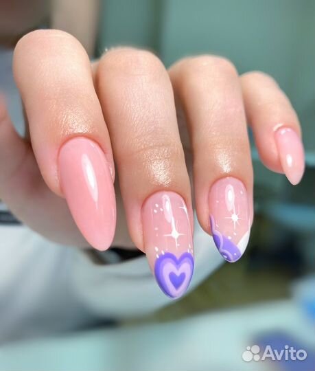 Маникюр, наращивание, модель