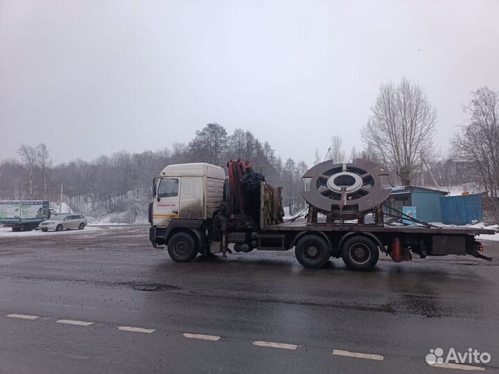 Аренда и услуги манипулятора-вездехода, стрела 10 т, 21 м, борт 10 т, 6.5 м