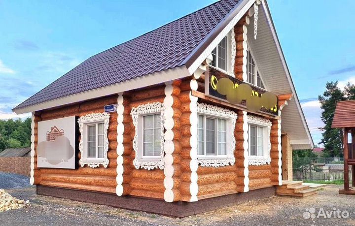 Срубы ручной рубки из Мордовии