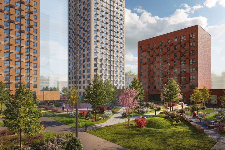 2-к. квартира, 34,4 м², 21/33 эт.