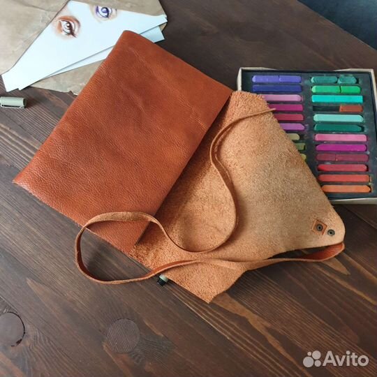 Кожаный блокнот, скетчбук