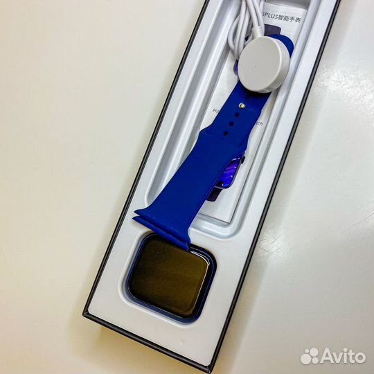 Смарт часы Apple watch 6 Синий