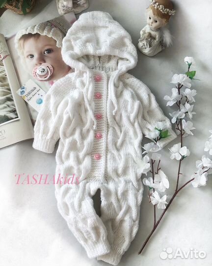 Комбинезон вязаный новый