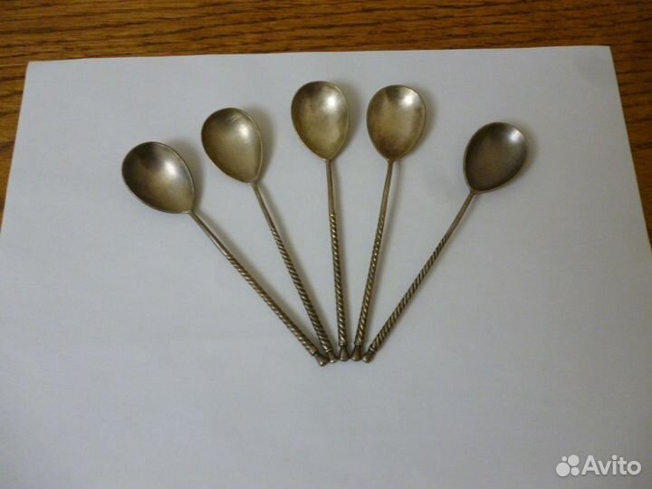 Чайные ложки мельхиор