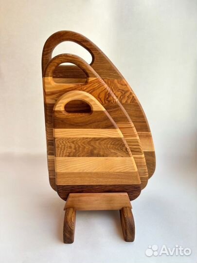 Набор разделочных досок из дерева