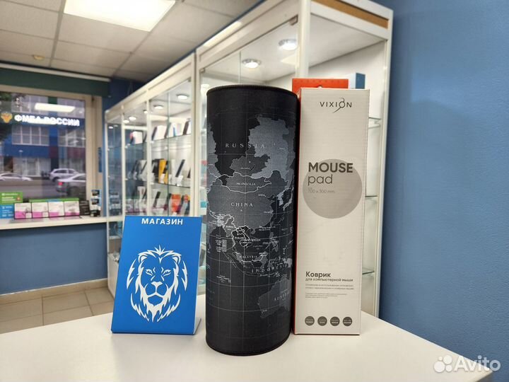 Большой игровой коврик Vixion новый (вр80)