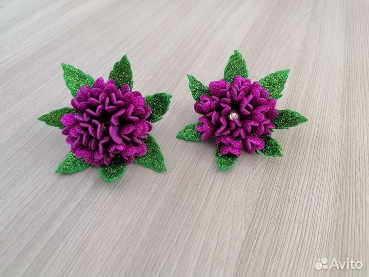 Бантики для волос из фоамирана