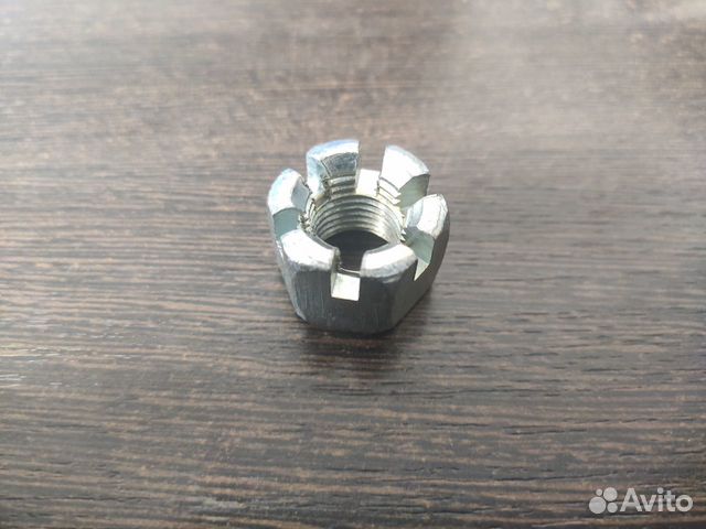 Гайка корончатая М14*1,5 (16, ключ 22) (250870-П29